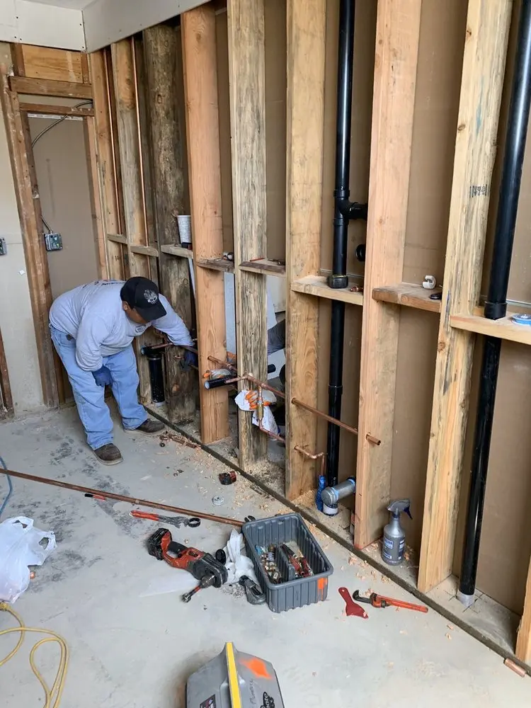 Commercial rough-in plumbing for Commercial Plumbing in Lenover